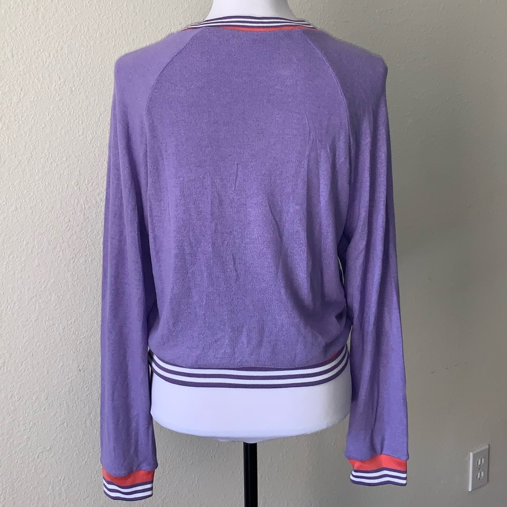 3/$15 MAKE + MODEL All Star Lounge Pullover Purple - Picture 4 of 7